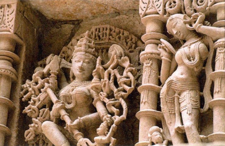 the Queen’s stepwell at Patan. Purnima Mehta Bhatt’s ‘Her Space, Her Story’, taken by Daniel Del Solar, Goddess, goddesses, indian god, indian goddesses, sculptorof goddess, devi, hindu goddess, women, well