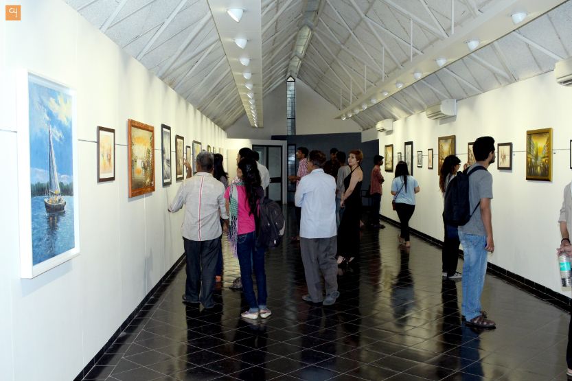 Sanaz Panahpour Darehshoun, Painting Exhibition in Ahmedabad