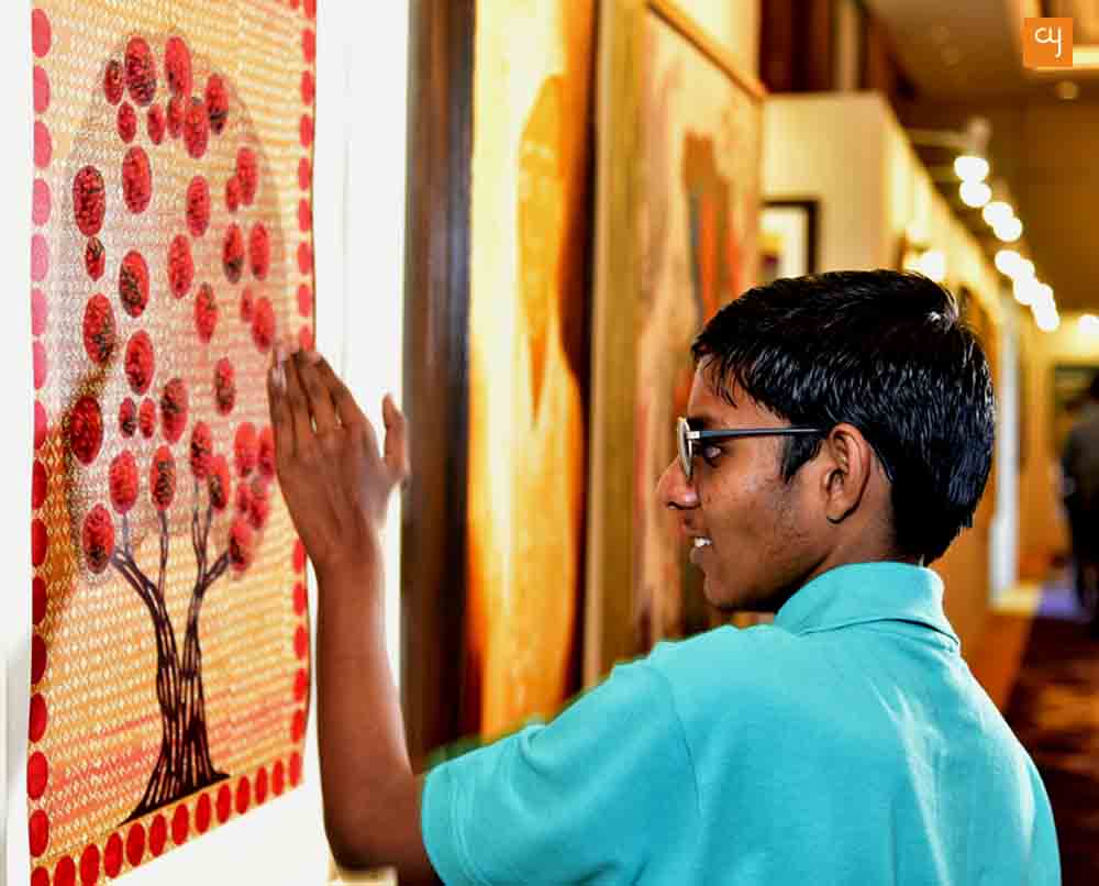 Tactile Art Exhibition by Sense India