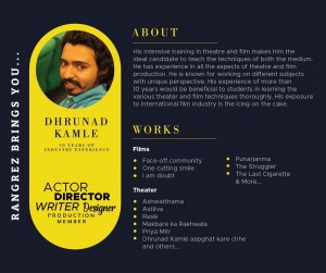 rangrez-acting-workshop-in-ahmedabad-Dhrunad Kamle