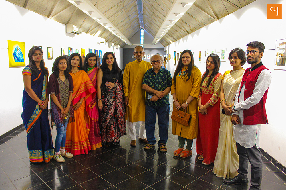 Vrindavan Solanki with Artists, Amdavad ni Gufa
