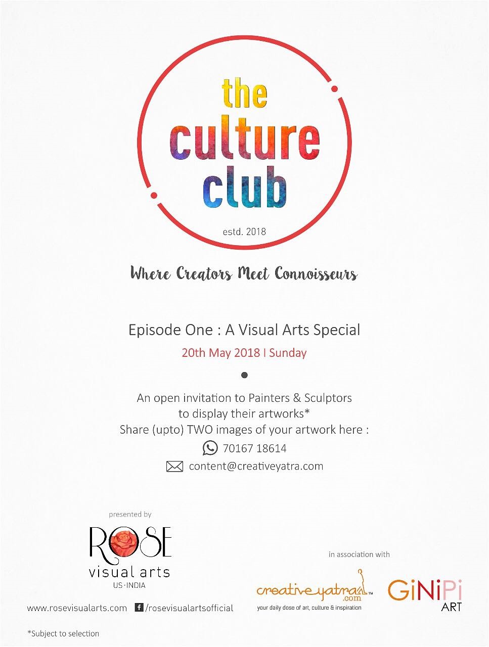 The Culture Club, Visual Arts, Ahmedabad