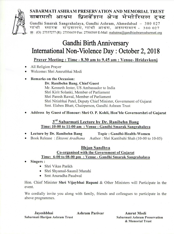 celebrating-mahatma-gandhi-on-2nd-october-at-sabarmati-ashram