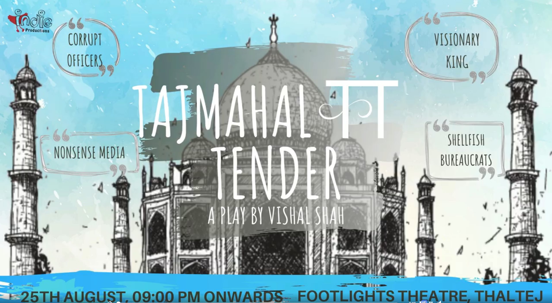 Tajmahal Ka Tender A Humorous Hindi Play