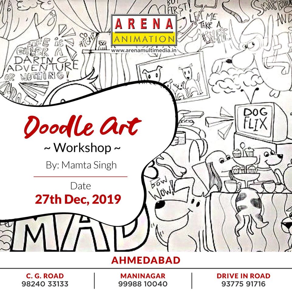 Arena presents to you 'Doodle Art Workshop' - Creative Yatra
