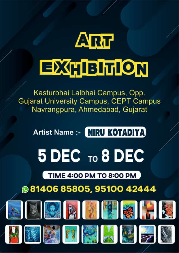 Solo Art Exibition by Niru Kotadiya - Creative Yatra