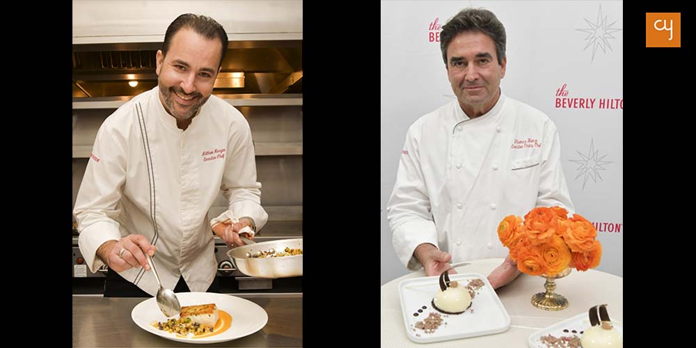 Executive Chef Matthew Morgan [left] and Executive Pastry Chef Thomas Henzi