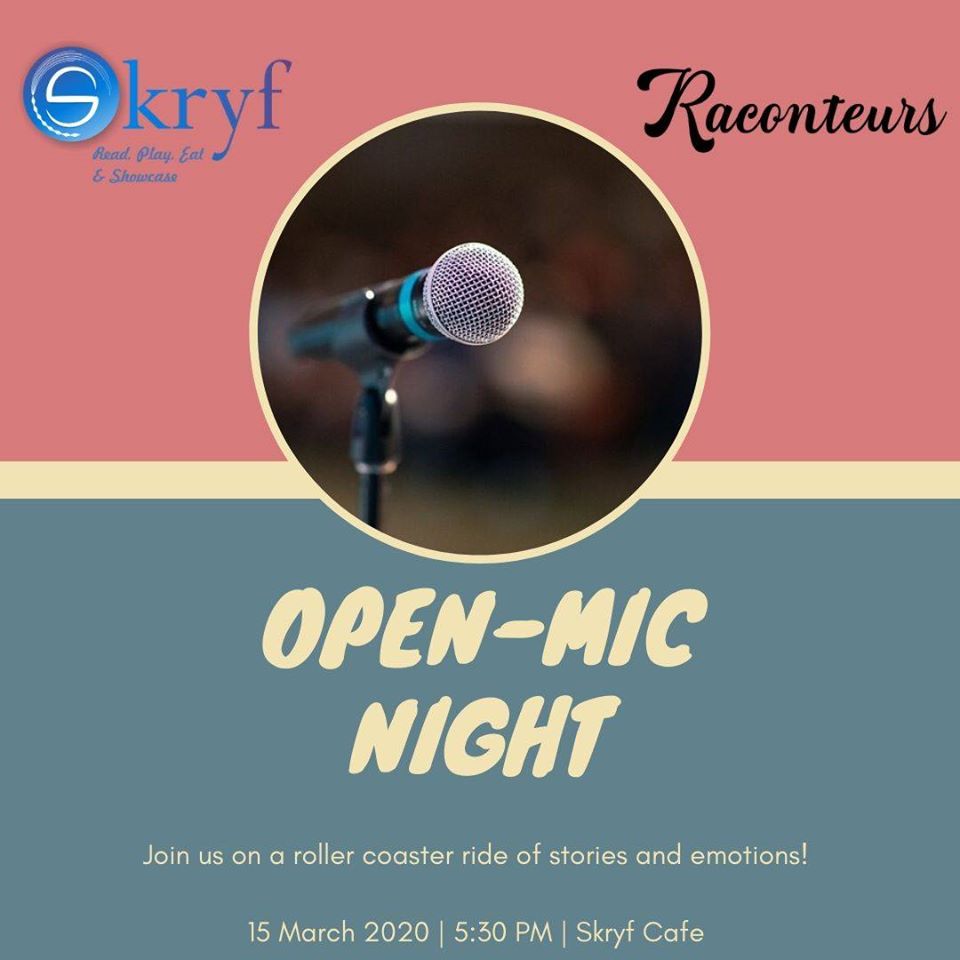 Open Mic Night at Cafe Skryf With Raconteurs - Creative Yatra