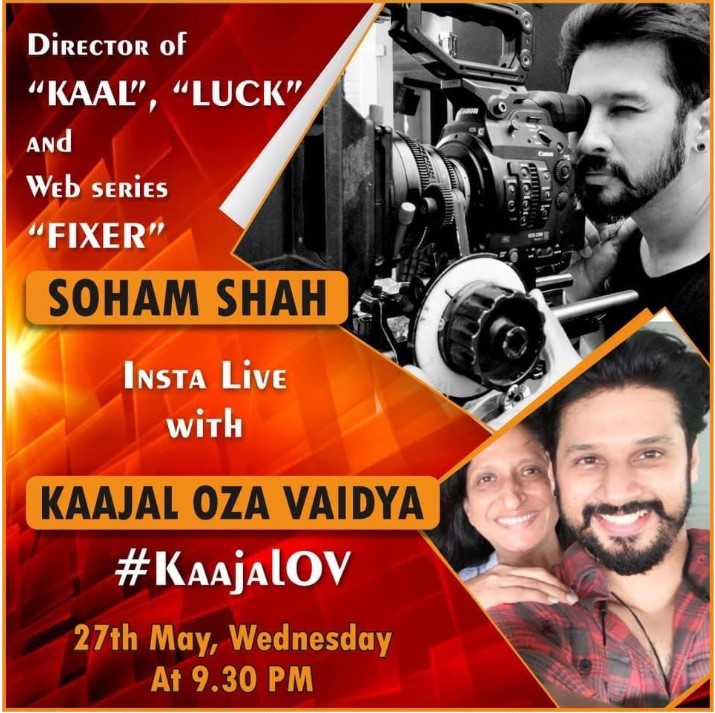 Kajal Sex Videos With Yoga - Instagram Live - Soham Shah with Kajal Oza Vaidhya - Creative Yatra