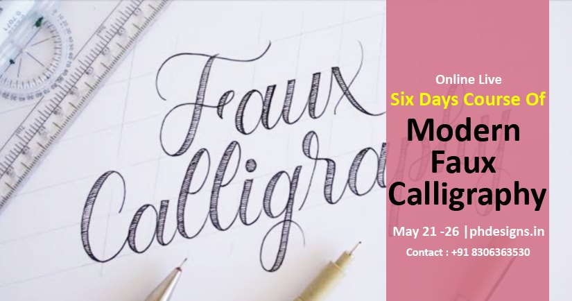 Modern Faux Calligraphy Course Online Creative Yatra