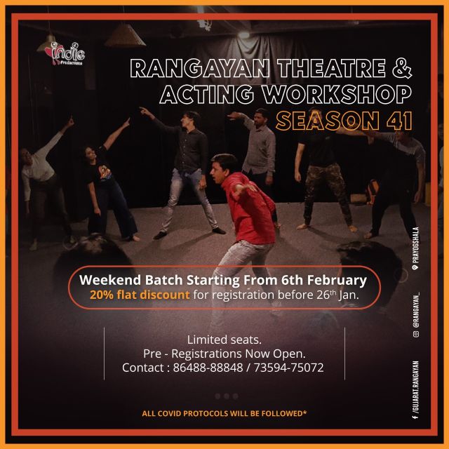 Rangayan - Theatre & Acting Workshop (Season 41)