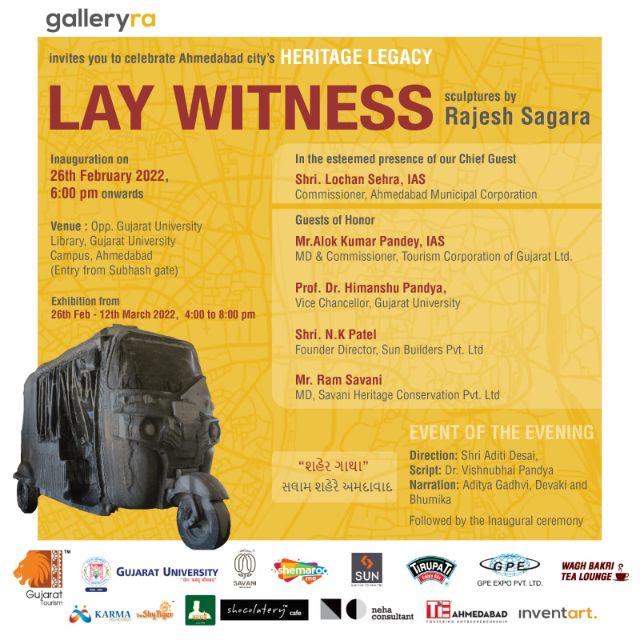 Lay Witness Sculptures by Rajesh Sagara