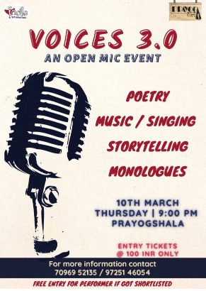Voices 3.0 - Open Mic Event