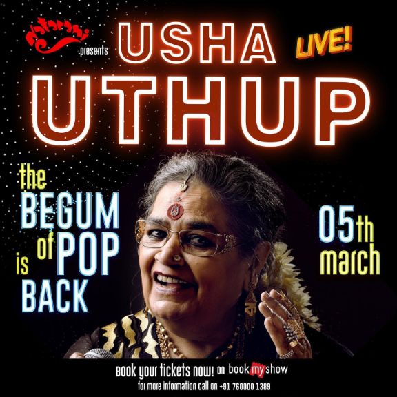 576px x 576px - Usha Uthup: Booming Through The Ages - Creative Yatra